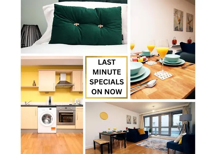 Apartman Hamilton Court For 4 Guests, Bright And Location With Balcony And Wi-fi Bristol